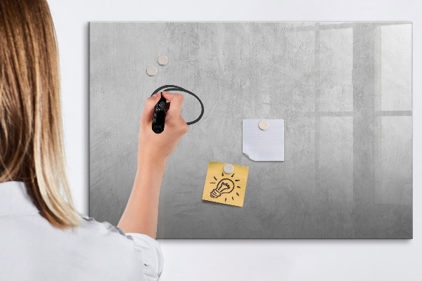 Pizarra magnética de pared con rotulador Tablero de notas y fotos