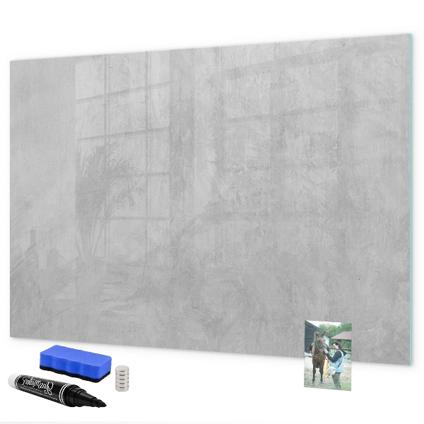 Pizarra magnética de pared con rotulador Tablero de notas y fotos
