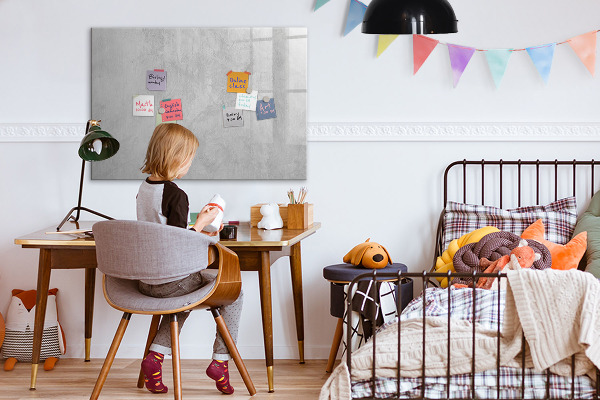 Pizarra magnética de pared con rotulador Tablero de notas y fotos