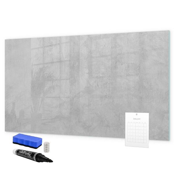 Pizarra magnética de pared con rotulador Tablero de notas y fotos
