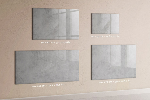 Pizarra magnética de pared con rotulador Tablero de notas y fotos