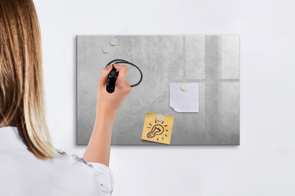 Pizarra magnética de pared con rotulador Tablero de notas y fotos