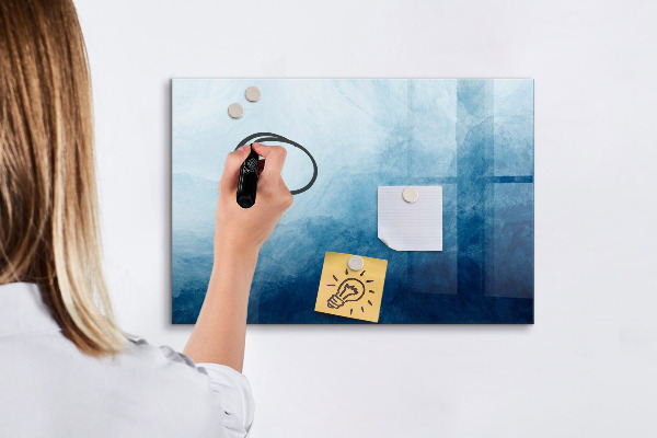 Pizarra magnética de pared con rotulador Un espacio para recuerdos y notas creativas