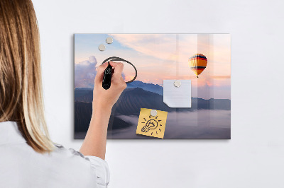 Pizarra borrable de cristal con imanes Un espacio creativo para la autoexpresión