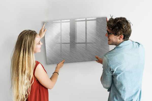 Pizarra borrable de cristal con imanes Tablero magnético para fotos y notas.