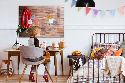 Pizarra magnética de pared con rotulador Un práctico tablero para notas y fotos.