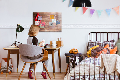 Pizarra magnética de pared con rotulador Un práctico tablero para notas y fotos.