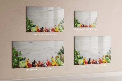Pizarra magnética de pared con rotulador Un espacio creativo para recuerdos y fotos.