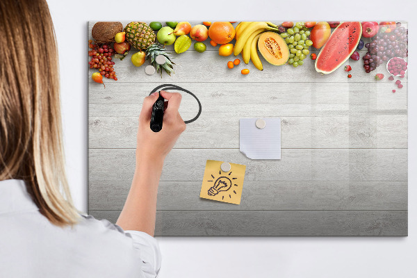 Pizarra magnética de pared con rotulador Juego de presentación fotográfica a color