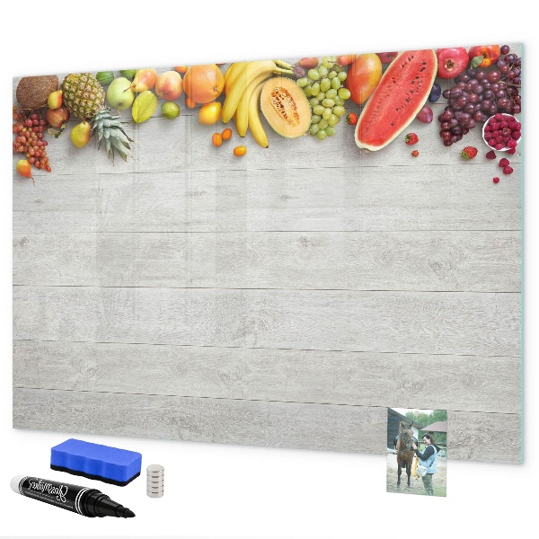 Pizarra magnética de pared con rotulador Juego de presentación fotográfica a color