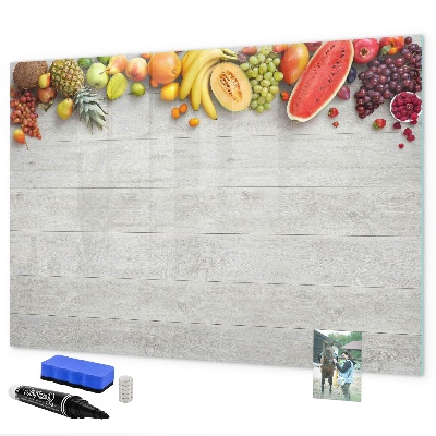Pizarra magnética de pared con rotulador Juego de presentación fotográfica a color