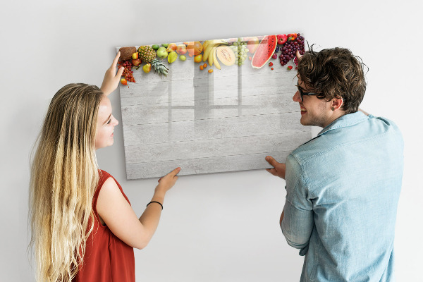 Pizarra magnética de pared con rotulador Juego de presentación fotográfica a color