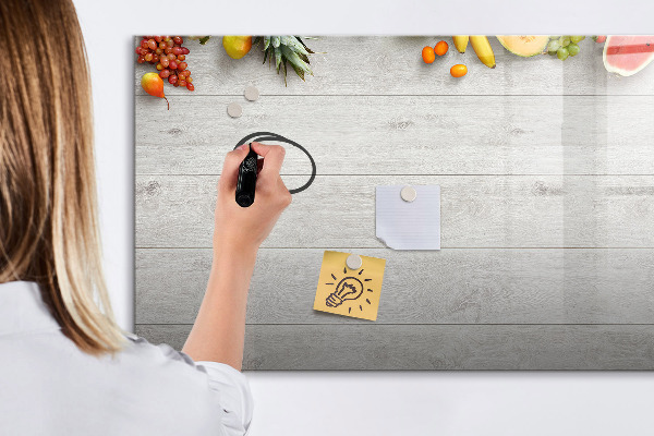 Pizarra magnética de pared con rotulador Juego de presentación fotográfica a color