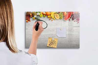 Pizarra magnética de pared con rotulador Juego de presentación fotográfica a color