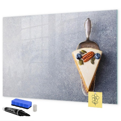Pizarra magnética de pared con rotulador Un lugar creativo para recuerdos y notas.