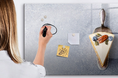 Pizarra magnética de pared con rotulador Un lugar creativo para recuerdos y notas.