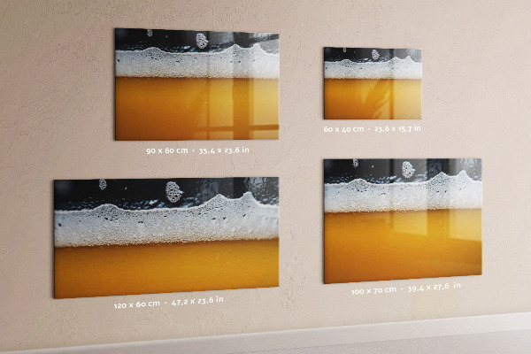Pizarra borrable de cristal con imanes Tablero de exhibición de fotos creativo