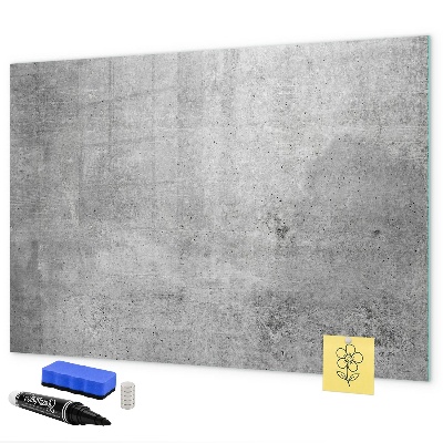 Pizarra magnética de pared con rotulador Un tablero moderno para colgar fotos