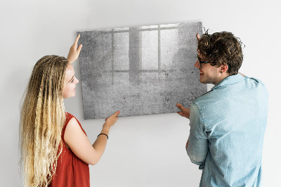 Pizarra magnética de pared con rotulador Un tablero moderno para colgar fotos