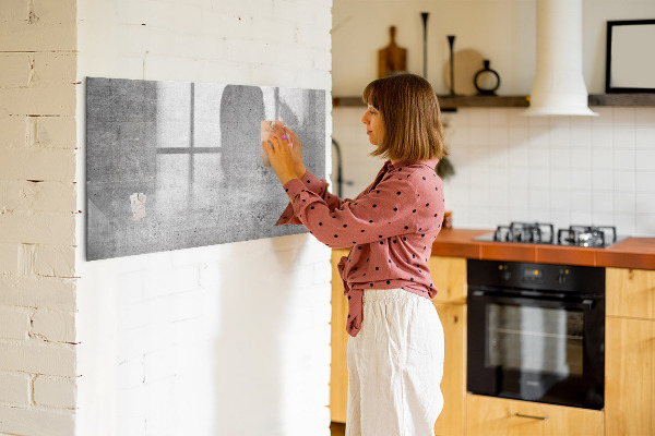 Pizarra magnética de pared con rotulador Un tablero moderno para colgar fotos