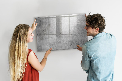 Pizarra magnética de pared con rotulador Un tablero moderno para colgar fotos