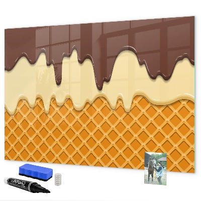 Pizarra magnética de pared con rotulador Dulces momentos en la tabla de hielo