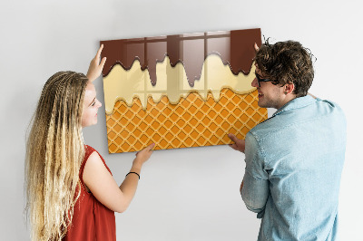 Pizarra magnética de pared con rotulador Dulces momentos en la tabla de hielo