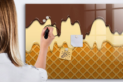 Pizarra magnética de pared con rotulador Dulces momentos en la tabla de hielo