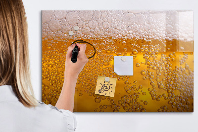 Pizarra borrable de cristal con imanes Tablero creativo con recuerdos agradables