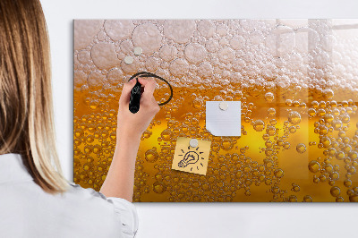Pizarra borrable de cristal con imanes Tablero creativo con recuerdos agradables