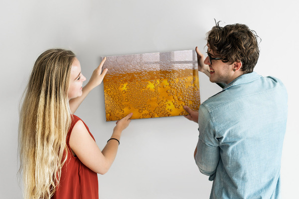Pizarra borrable de cristal con imanes Tablero creativo con recuerdos agradables