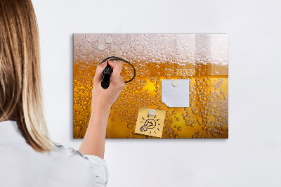 Pizarra borrable de cristal con imanes Tablero creativo con recuerdos agradables