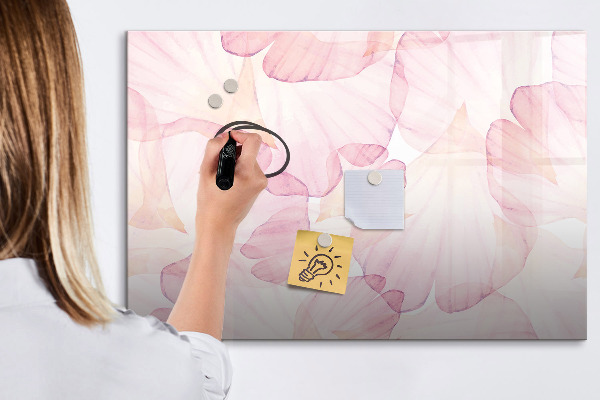 Pizarra magnética de pared con rotulador Tablero creativo para fotos y notas