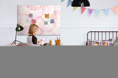 Pizarra magnética de pared con rotulador Tablero creativo para fotos y notas