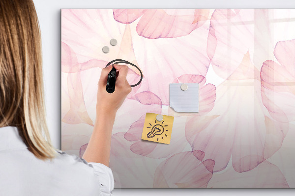 Pizarra magnética de pared con rotulador Tablero creativo para fotos y notas