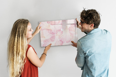 Pizarra magnética de pared con rotulador Tablero creativo para fotos y notas