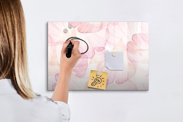 Pizarra magnética de pared con rotulador Tablero creativo para fotos y notas