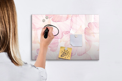 Pizarra magnética de pared con rotulador Tablero creativo para fotos y notas