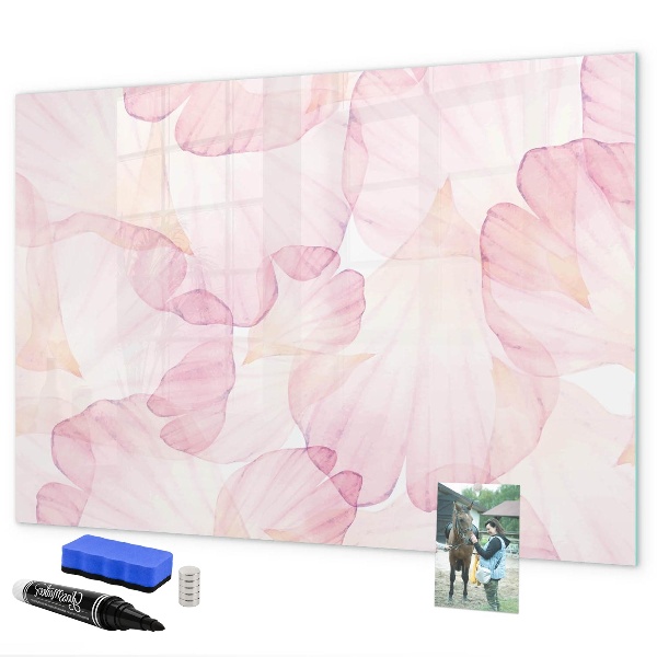Pizarra magnética de pared con rotulador Tablero creativo para fotos y notas