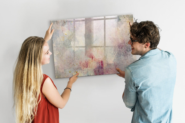 Pizarra borrable de cristal con imanes Un espacio creativo para presentar fotografías