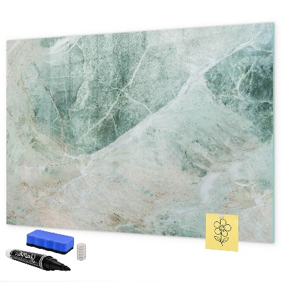 Pizarra magnética de pared con rotulador Tablero moderno para notas y fotos