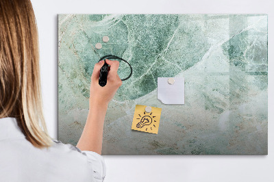 Pizarra magnética de pared con rotulador Tablero moderno para notas y fotos