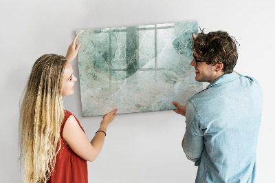 Pizarra magnética de pared con rotulador Tablero moderno para notas y fotos