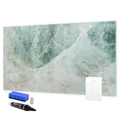 Pizarra magnética de pared con rotulador Tablero moderno para notas y fotos