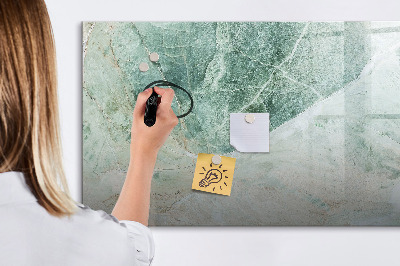 Pizarra magnética de pared con rotulador Tablero moderno para notas y fotos