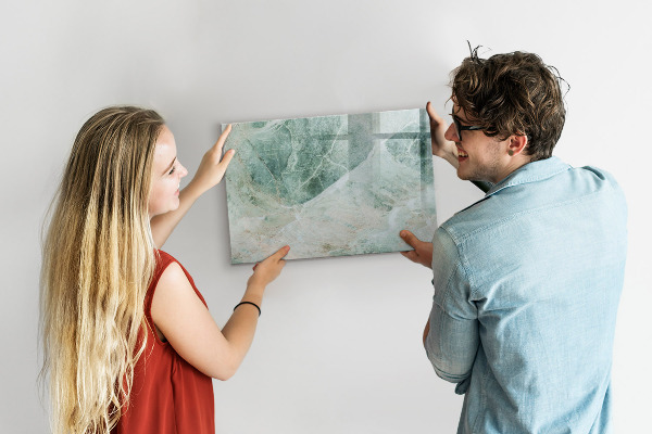 Pizarra magnética de pared con rotulador Tablero moderno para notas y fotos
