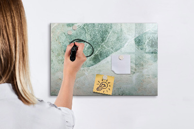 Pizarra magnética de pared con rotulador Tablero moderno para notas y fotos