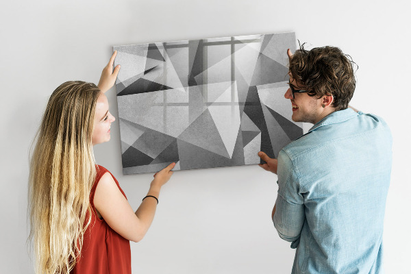 Pizarra magnética de pared con rotulador Tablero moderno para notas y fotos