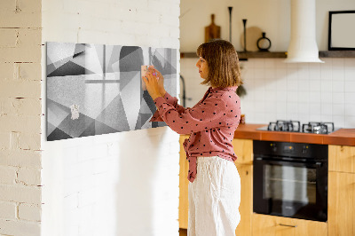 Pizarra magnética de pared con rotulador Tablero moderno para notas y fotos