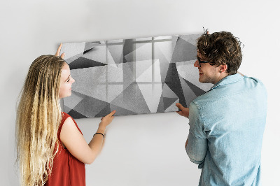 Pizarra magnética de pared con rotulador Tablero moderno para notas y fotos